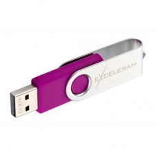 Флешка eXceleram 32GB P1 Series Silver/Purple USB 2.0 (EXP1U2SIPU32)