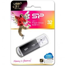 Флешка Silicon Power 32GB Blaze B02 Black USB 3.0 (SP032GBUF3B02V1K)