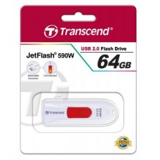 Флешка Transcend 64Gb JetFlash 590 White USB 2.0 (TS64GJF590W)