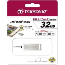 Флешка Transcend 32GB JetFlash 850 Silver USB 3.1 (TS32GJF850S)
