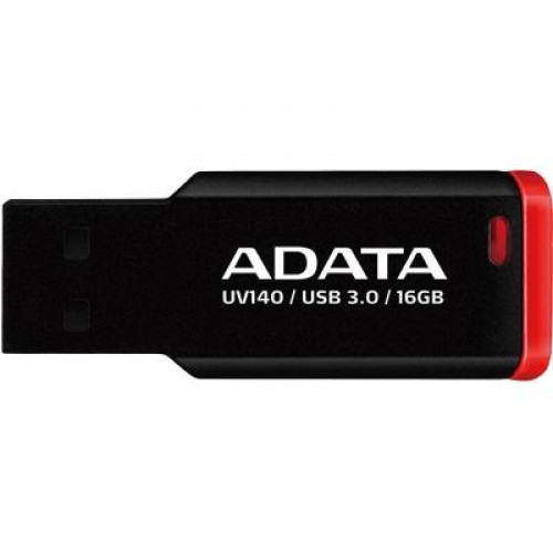 Флешка A-DATA 16GB UV140 Black+Red USB 3.0 (AUV140-16G-RKD)