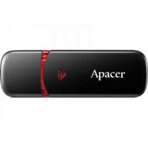 Флешка Apacer 64GB AH333 black USB 2.0 (AP64GAH333B-1)