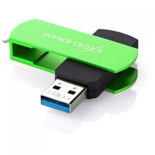 Флешка eXceleram 32GB P2 Series Green/Black USB 3.1 Gen 1 (EXP2U3GRB32)