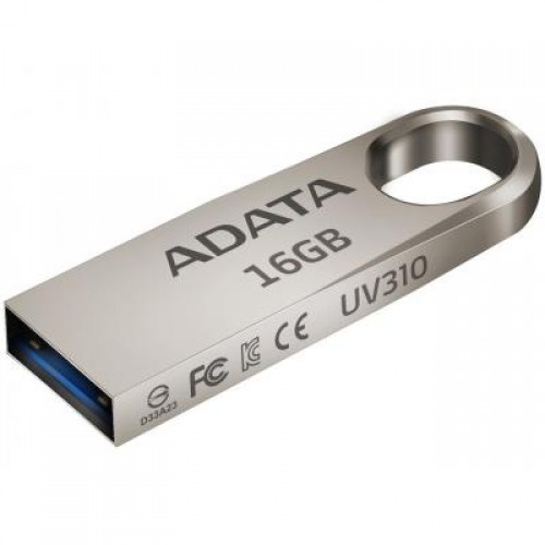 Флешка A-DATA 16GB UV310 Metal Silver USB 3.1 (AUV310-16G-RGD)