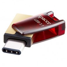Флешка Apacer 64GB AH180 Red Type-C Dual USB 3.1 (AP64GAH180R-1)