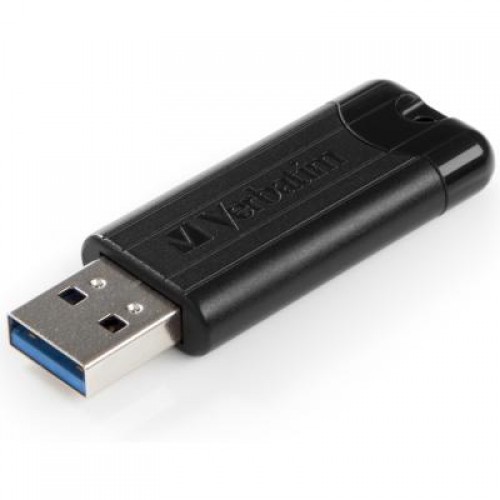 Флешка Verbatim 128GB PinStripe Black USB 3.0 (49319)