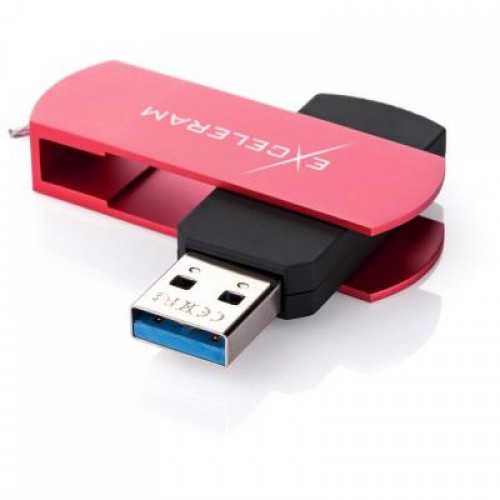 Флешка eXceleram 64GB P2 Series Red/Black USB 3.1 Gen 1 (EXP2U3REB64)