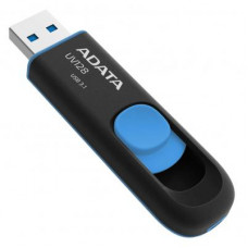 Флешка ADATA 128GB UV128 Black/Blue USB 3.1 (AUV128-128G-RBE)