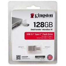 Флешка Kingston 128GB DataTraveler microDuo 3C USB 3.0/Type C (DTDUO3C/128GB)