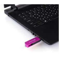 Флешка eXceleram 64GB P2 Series Purple/Black USB 2.0 (EXP2U2PUB64)