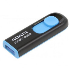 Флешка ADATA 128GB UV128 Black/Blue USB 3.1 (AUV128-128G-RBE)