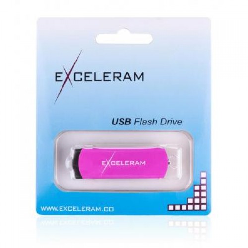 Флешка eXceleram 64GB P2 Series Purple/Black USB 2.0 (EXP2U2PUB64)