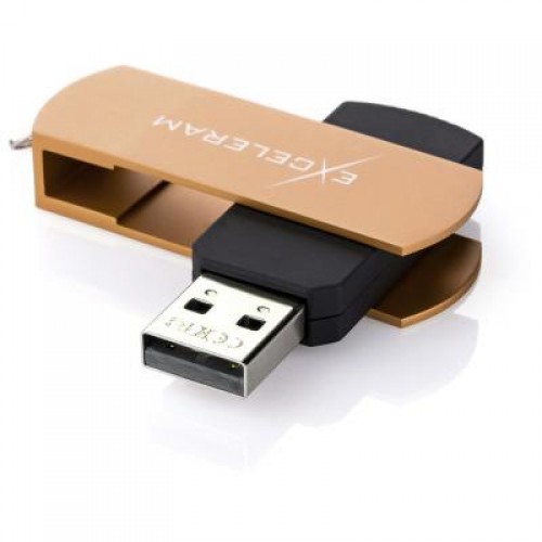 Флешка eXceleram 8GB P2 Series Brown/Black USB 2.0 (EXP2U2BRB08)