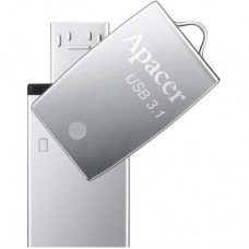 Флешка Apacer 32GB AH750 Silver USB 3.1 OTG (AP32GAH750S-1)