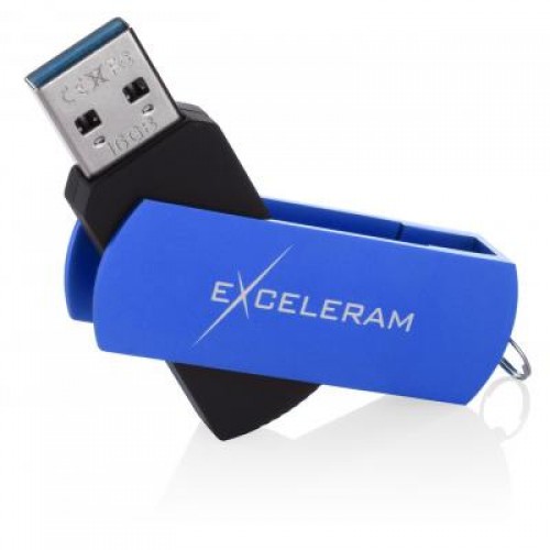 Флешка eXceleram 16GB P2 Series Blue/Black USB 3.1 Gen 1 (EXP2U3BLB16)