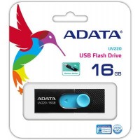 Флешка A-DATA 16GB UV220 Black/Blue USB 2.0 (AUV220-16G-RBKBL)