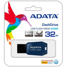 Флешка A-DATA 32GB DashDrive UV100 Blue USB 2.0 (AUV100-32G-RBL)