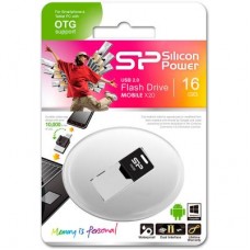 Флешка Silicon Power 16GB Mobile X20 USB 2.0 (SP016GBUF2X20V1K)