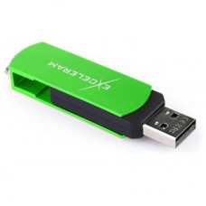 Флешка eXceleram 64GB P2 Series Green/Black USB 2.0 (EXP2U2GRB64)