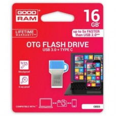 Флешка Goodram 16GB ODD3 Dual Drive Blue USB 3.0 Type C (ODD3-0160B0R11)