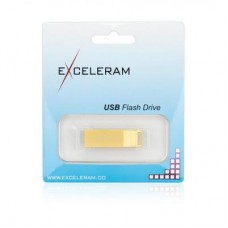 Флешка eXceleram 64GB U2 Series Gold USB 2.0 (EXP2U2U2G64)