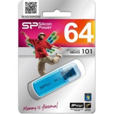 Флешка Silicon Power 64GB Helios 101 Blue USB 2.0 (SP064GBUF2101V1B)
