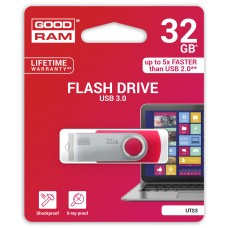 Флешка USB3.0 32GB GOODRAM UTS3 (Twister) Red (UTS3-0320R0R11)