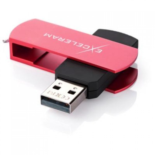 Флешка eXceleram 16GB P2 Series Red/Black USB 2.0 (EXP2U2REB16)