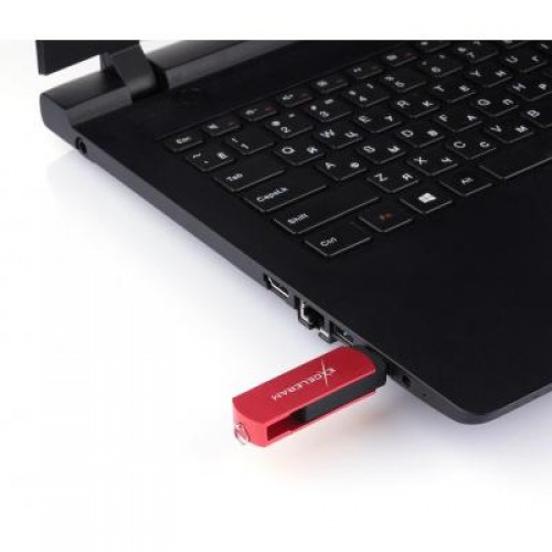 Флешка eXceleram 16GB P2 Series Red/Black USB 2.0 (EXP2U2REB16)