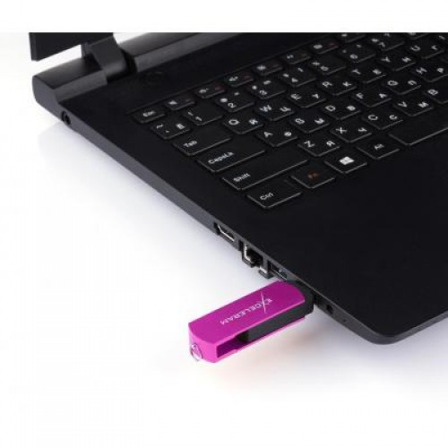 Флешка eXceleram 16GB P2 Series Purple/Black USB 2.0 (EXP2U2PUB16)