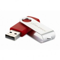 Флешка eXceleram 16GB P1 Series Silver/Red USB 2.0 (EXP1U2SIRE16)
