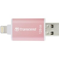 Флешка Transcend 128GB JetDrive Go 300 Rose Gold USB 3.1/Lightning (TS128GJDG300R)