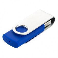 Флешка eXceleram 16GB P1 Series Silver/Blue USB 2.0 (EXP1U2SIBL16)