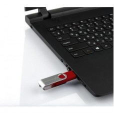 Флешка eXceleram 16GB P1 Series Silver/Red USB 2.0 (EXP1U2SIRE16)