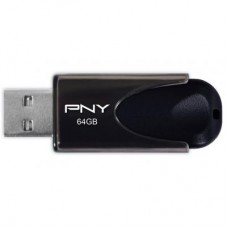 Флешка PNY 64GB Attache4 Black USB 2.0 (FD64GATT4-EF)