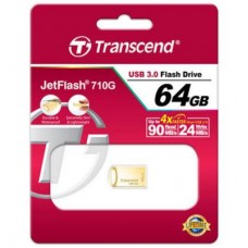 Флешка Transcend 64GB JetFlash 710 Metal Gold USB 3.0 (TS64GJF710G)