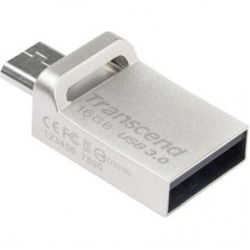 Флешка Transcend 16GB JetFlash OTG 880 Metal Silver USB 3.0 (TS16GJF880S)