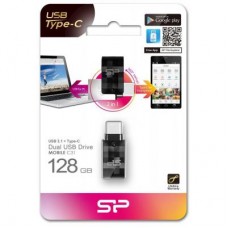 Флешка Silicon Power 128GB C31 Silver USB 3.1/Type C (SP128GBUC3C31V1K)