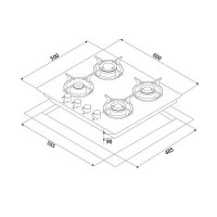 Варочная поверхность MINOLA MGG 61005 WH