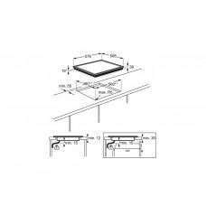 Варочная поверхность Zanussi CPZ6466KX