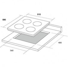 Варочная поверхность Borgio 6840 (Inox)