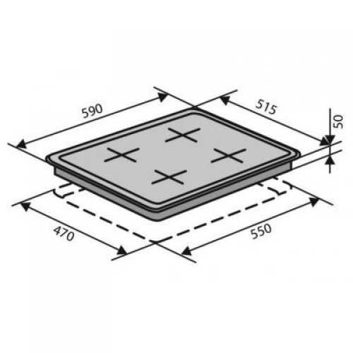 Варочная поверхность Ventolux HSF640-A3 (WH)