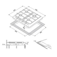 Варочная поверхность MINOLA MGM 61014 WH