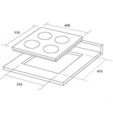 Варочная поверхность Pyramida PFG 604 STX