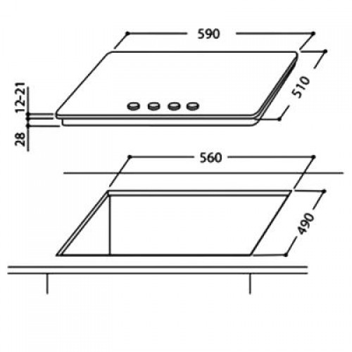 Варочная поверхность Whirlpool GMA 6411/IX (GMA6411IX)