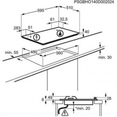 Варочная поверхность Electrolux GPE 363 RBB (GPE363RBB)