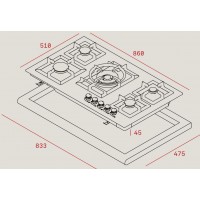 Варочная панель Teka EFX90 5G AI AL DR CI