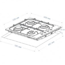 Варочная поверхность MINOLA MGM 61115 WH