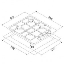Варочная поверхность MINOLA MGM 61113 WH