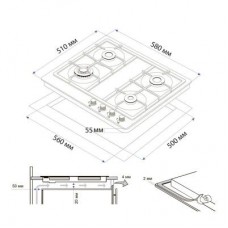 Варочная поверхность MINOLA MGM 61621 WH